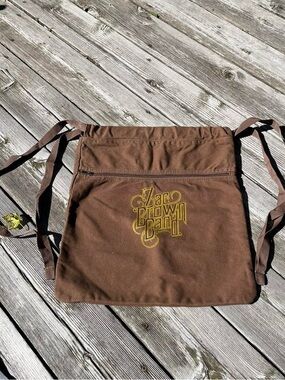Zac Brown Band brown drawstring bag